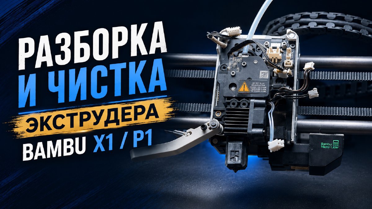 Как прочистить экструдер 3D-принтера