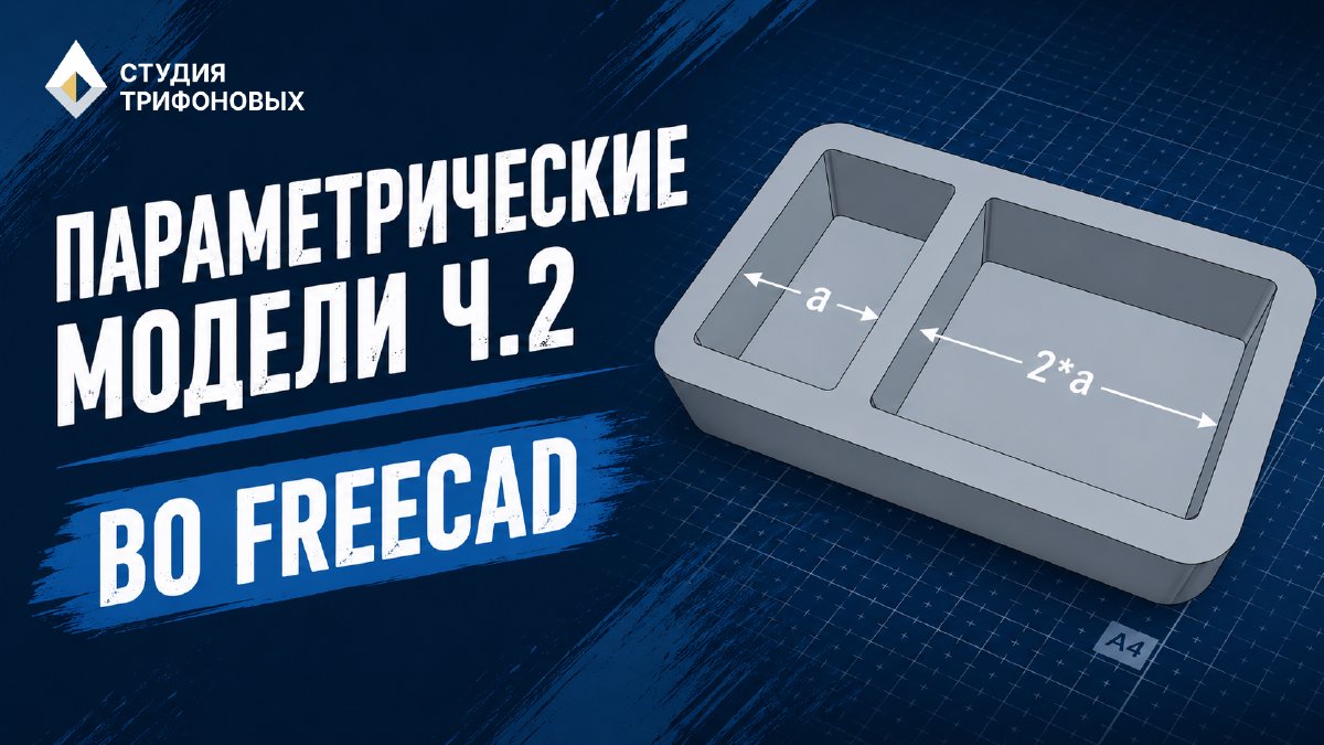Параметрические размеры и алиасы в FreeCAD