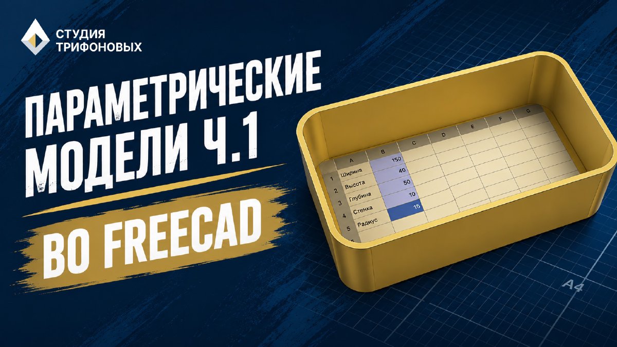 Параметрическое моделирование в FreeCAD