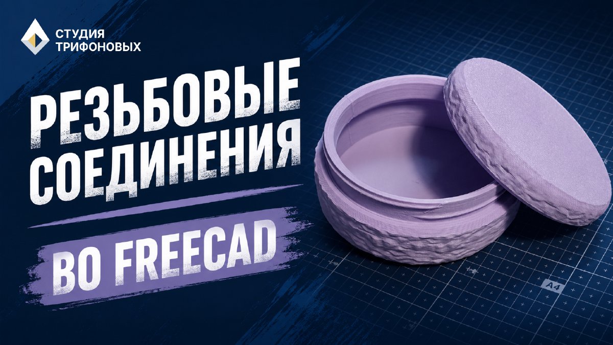 Как сделать резьбу в FreeCAD вручную